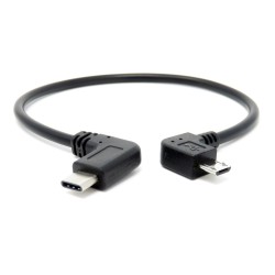 câble OTG Host micro USB vers USB-C