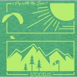 T-shirt Stodeus - Fly with the Sun